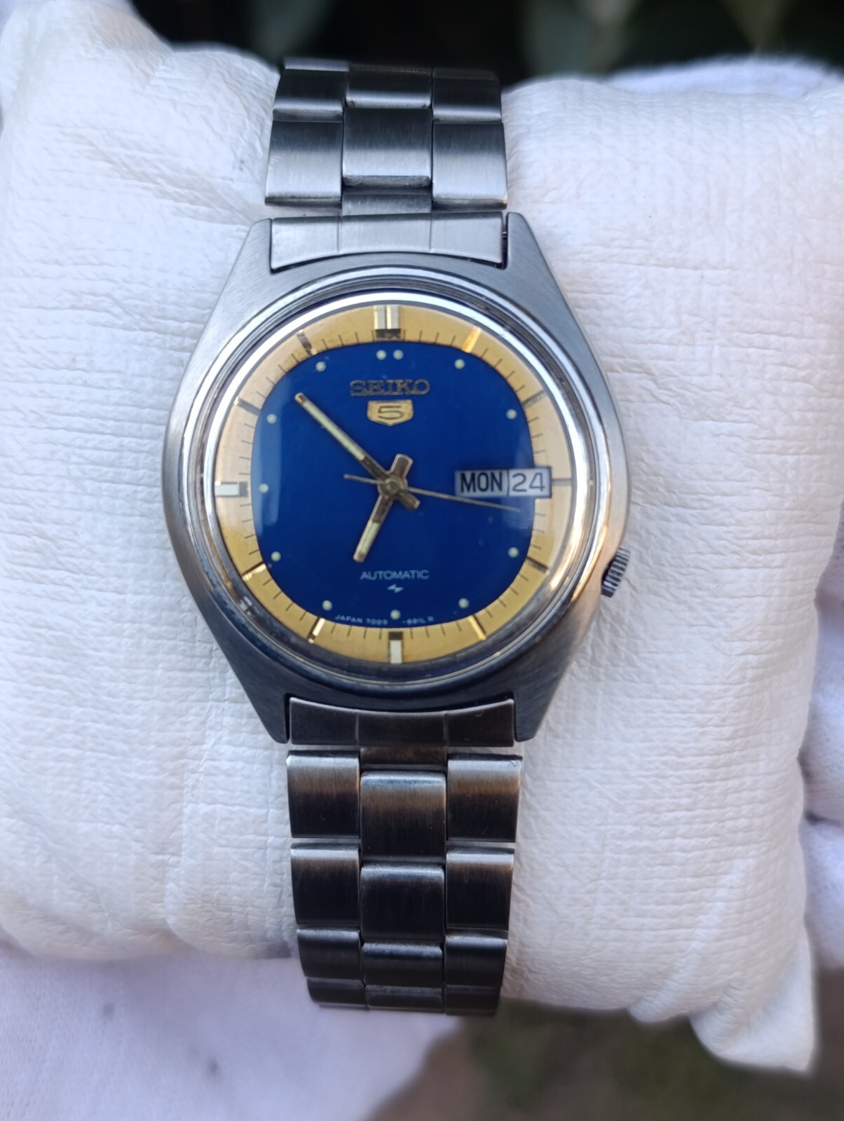 Yahoo!オークション - OH済 SEIKO 5 セイコー ファイブ 7009