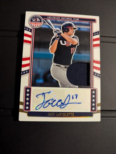 2024 Panini Stars & Stripes Jace LaViolette Autograph Relic