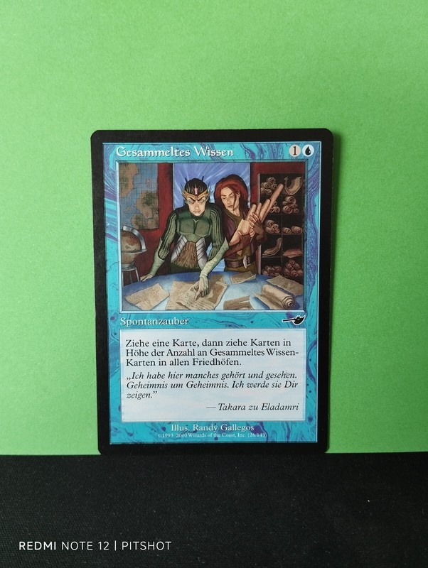 Gesammeltes Wissen / Accumulated Knowledge - Mtg Magic
