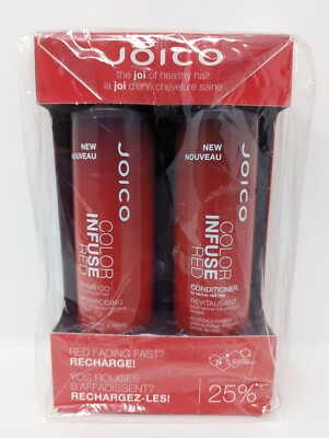 Joico Color Infuse Red Shampoo & Conditioner 10.1 oz/300 ml DUO New in Packaging
