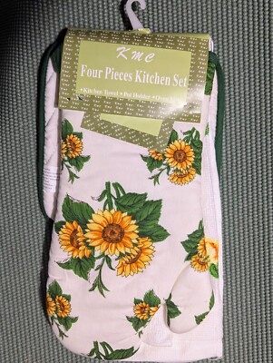 KMC Sunflower 4pc Kitchen Set