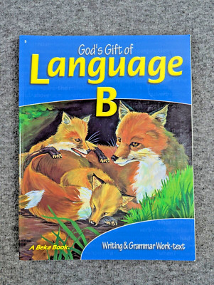 Abeka Gods Gift of Language B Grade 6 Writing Grammar Work-text, Homeschool