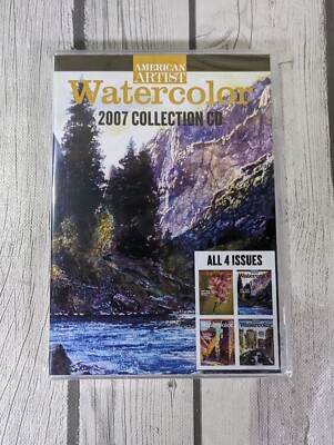 *RARE* American Artist Magazine Watercolor 2007 Collection CD (All 4 Issues) NEW