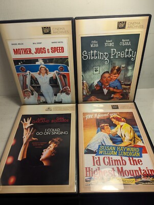 20TH CENTURY FOX CINEMA ARCHIVE VERY GOOD DVD MOD LOT OF 4 DVDS