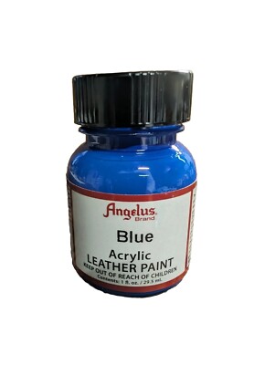 Angelus Brand Acrylic Leather Waterproof Paint 1 oz Blue 
