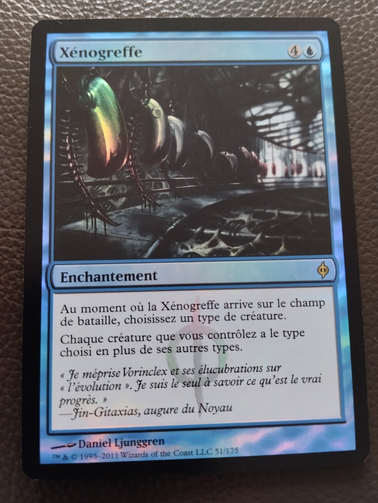 MTG XENOGRAFT (Xènogreffe) FRENCH FOIL EXC New Phyrexia 2011