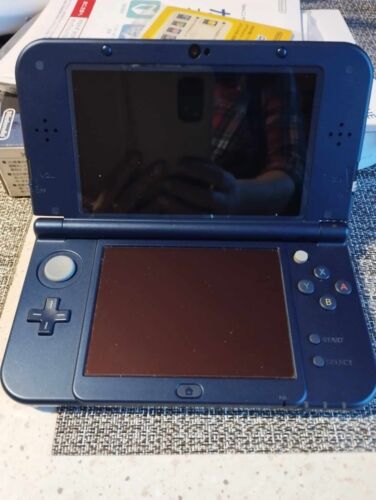 USED Japanese New Nintendo 3DS XL LL METALLIC BLUE with all USED Japanese New Nintendo 3DS XL LL METALLIC BLUE with all