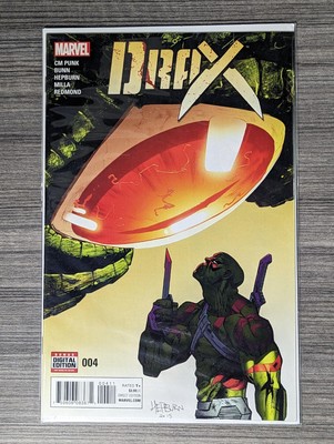 Drax #4 Scott Hepburn Cover CM Punk writer 2016 Marvel Comcis