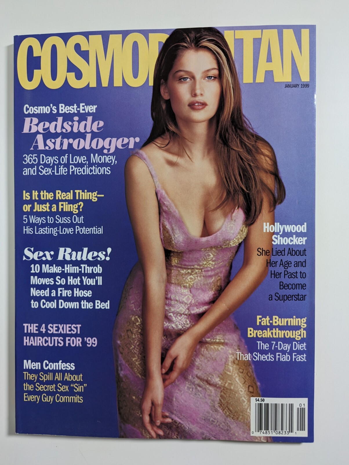 Laetitia Casta Cosmopolitan January 1999 | eBay