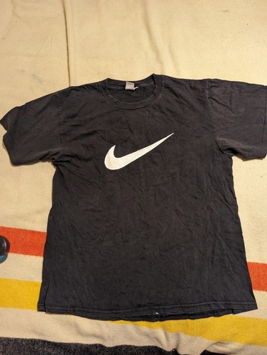 90‘s vintage NIKE Tee MAXI OP Vintage 80's-90s Nike Embroidered Swoosh V-Neck T-Shirt