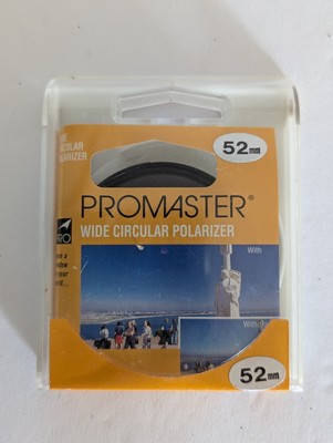 PROMASTER 52mm Circular Polarizer Digital HGX Filter 2419 New in box free ship