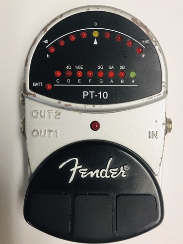 Fender PT-10 Guitar Tuner - Guitar Pedal Tuner