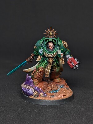 Warhammer 40k Leviathan Dark Angel Space Marine Terminator Captain - Com Painted
