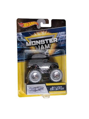 2016 Hot Wheels Monster Jam Truck Mohawk Warrior Silver 25th