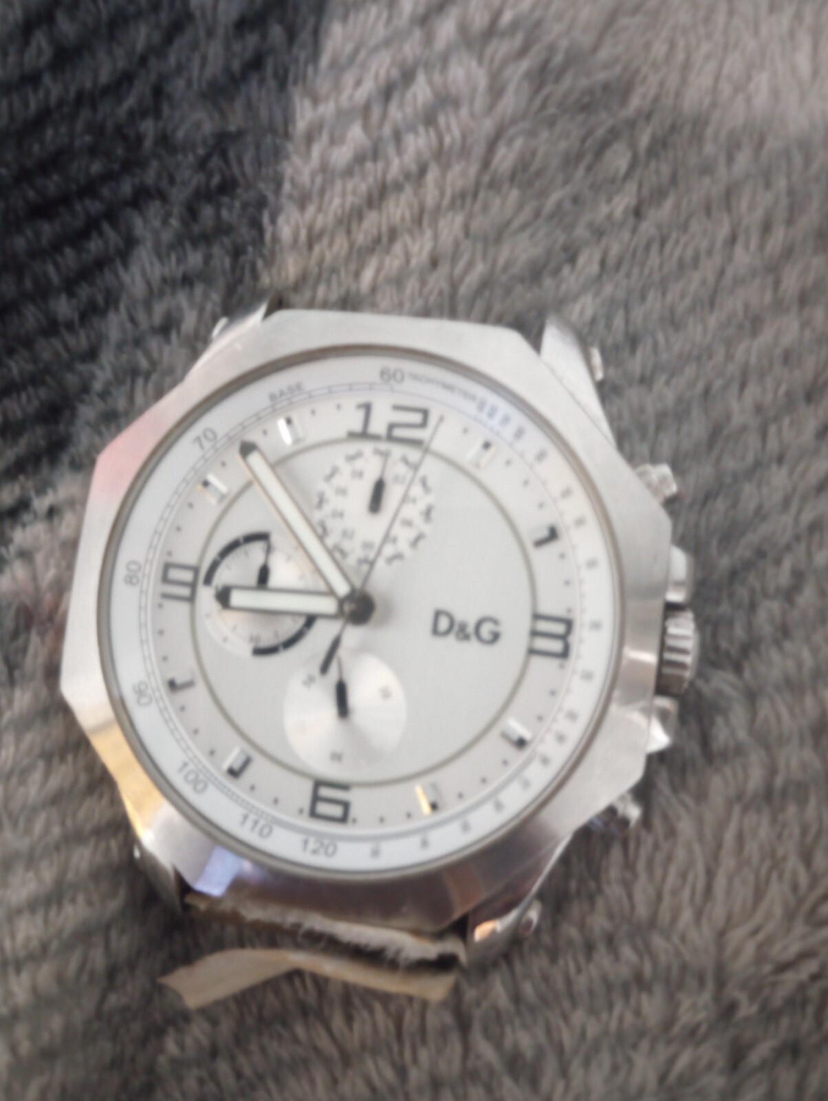 D&G Dolce and Gabbana Watch DW0101 Goose Octagonal White