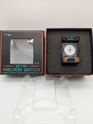 Think Geek Retro Arcade Watch Galactic Defense Brand New In Box