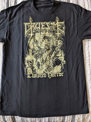 Gruesome - Twisted Horror US Tour Spring 2022 - Tshirt - Size L - Black