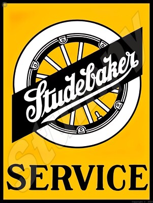 Studebaker Service Metal Sign 9'' x 12'' or 12'' x 16''