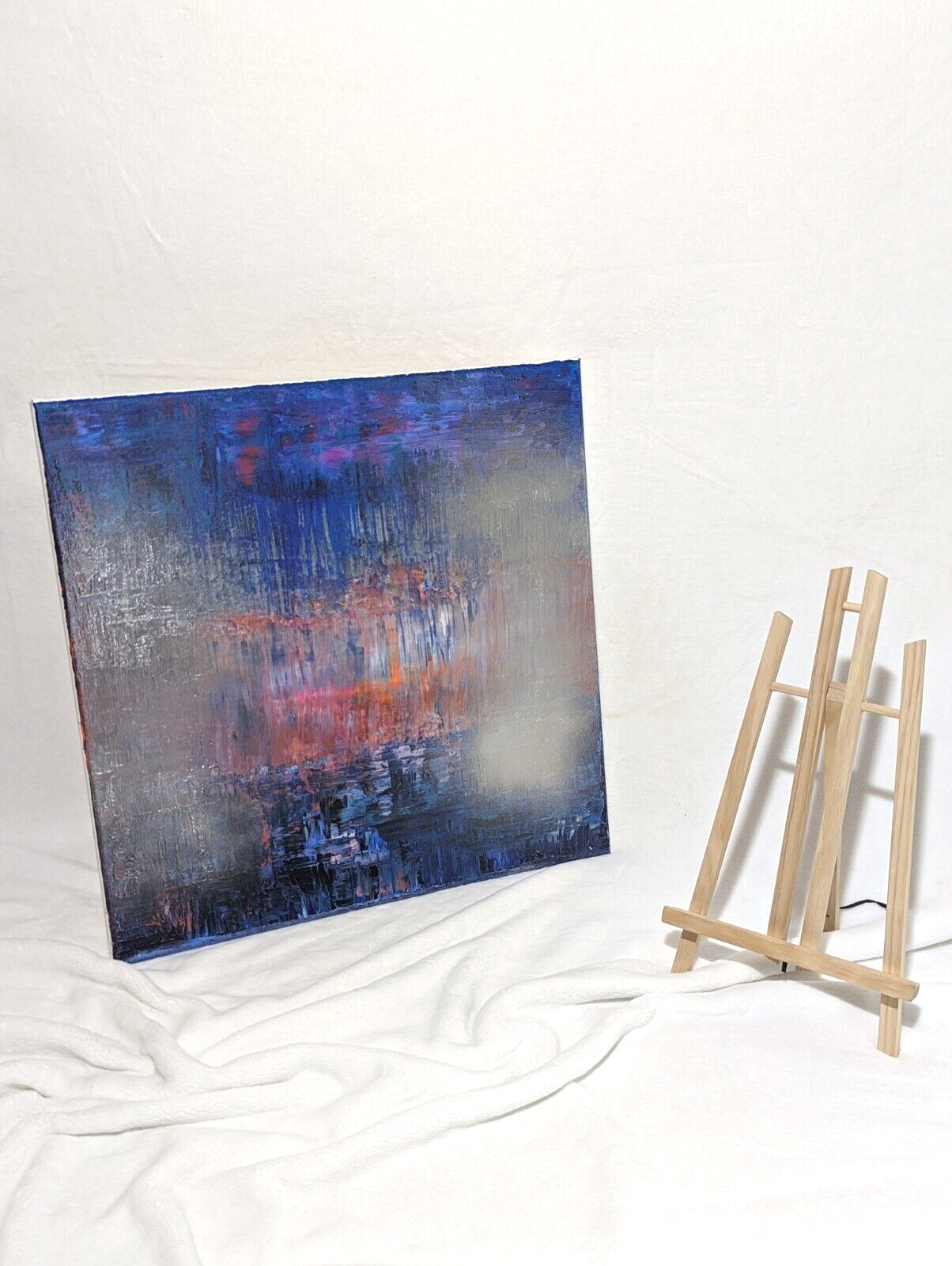 Gallery Canvas: Original Abstract *See Video For Effect* Acrylic Painting 20x20