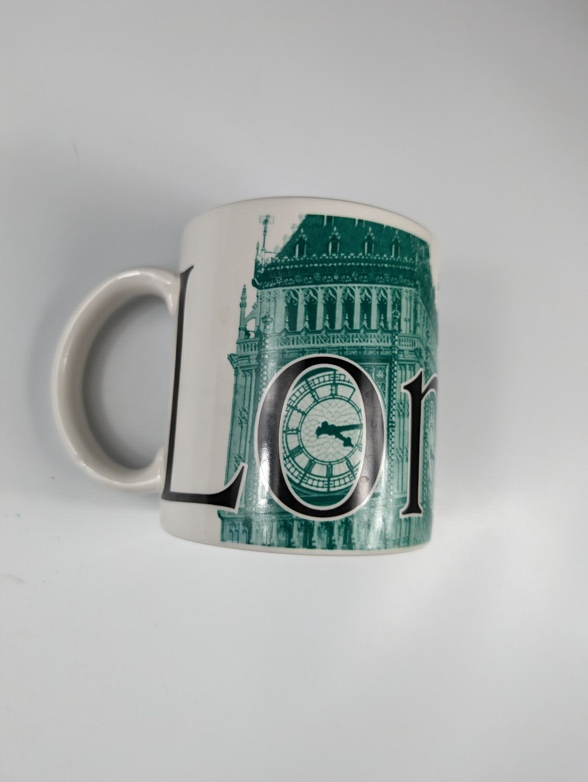 Starbucks London Coffee Mug 2002 City Mug Collector Series Large 18 Ounce Size