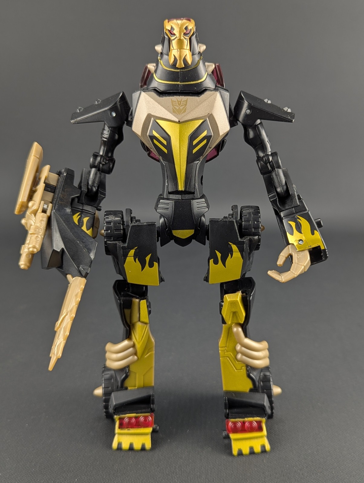 Transformers Animated Blazing Lockdown complete Hasbro