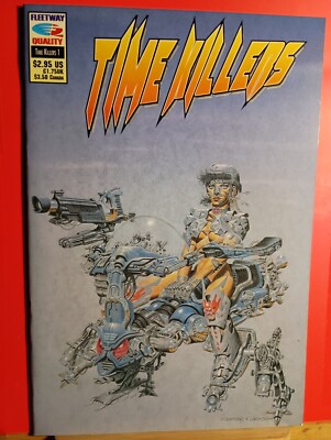1992 Fleetway Quality Comics Time Killers Issue 1 Fastener Larson Cardstock Cvr 