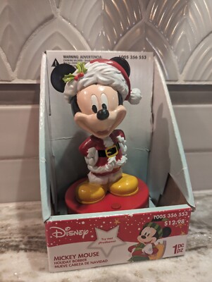 Gemmy Disney Micky Mouse Holiday Bobber Musical