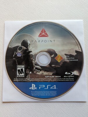 Farpoint (Sony PlayStation 4, 2017) PS4 VR - Disc Only! - Tested