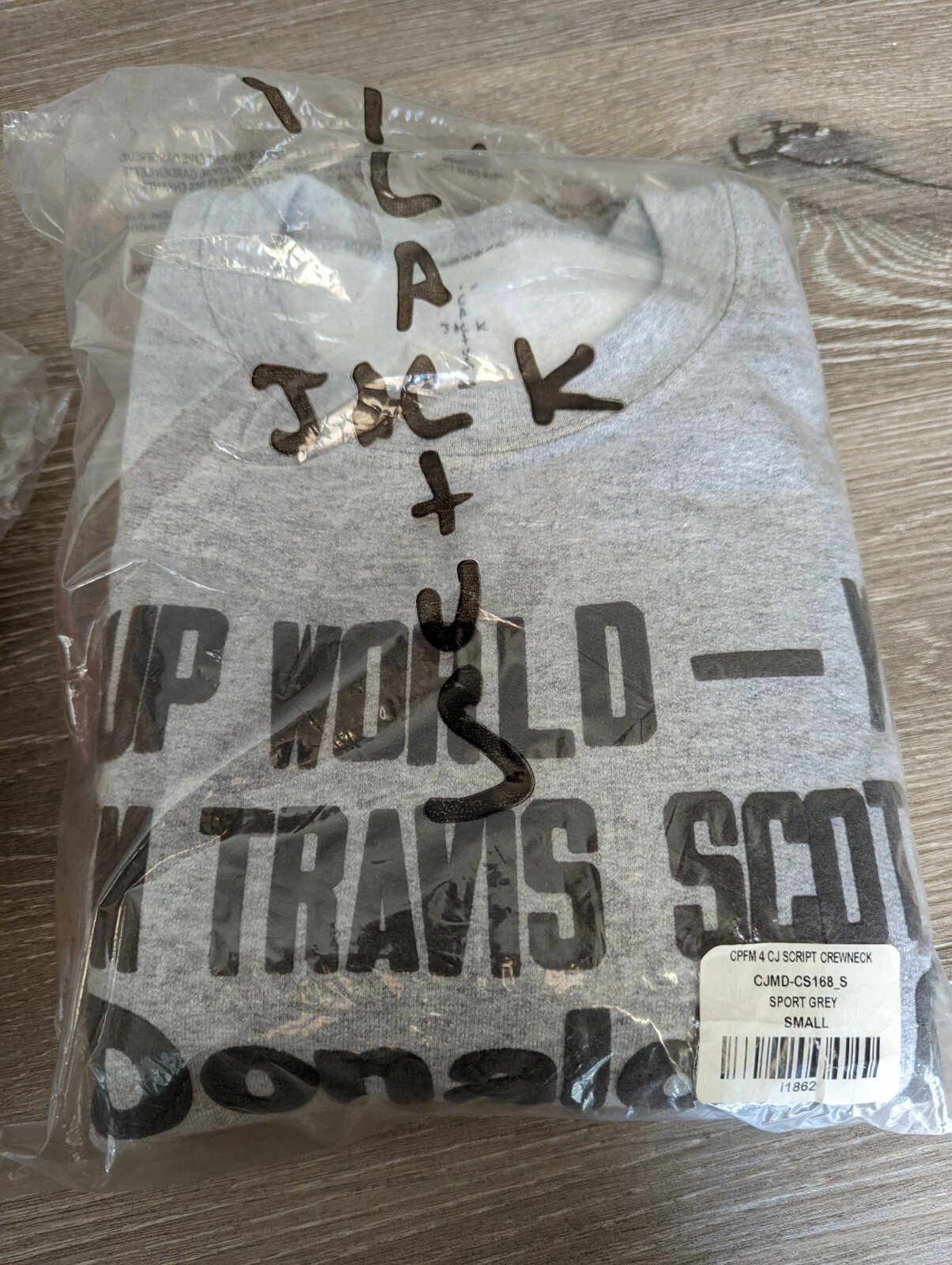Travis Scott x CPFM x McDonalds Script Crewneck Sweatshirt