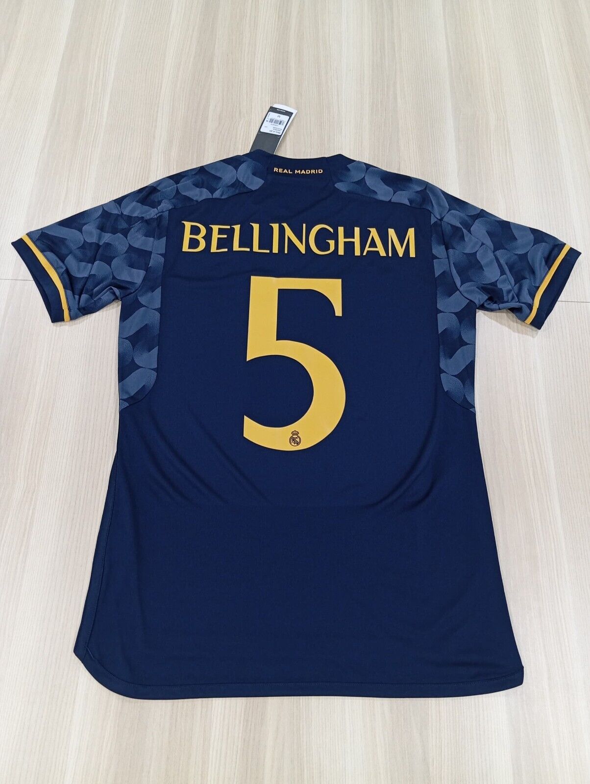 Adidas Real Madrid Away 23/24 Bellingham #5 Replica Jersey Adidas Real Madrid Away 23/24 Bellingham #5 Replica Jersey