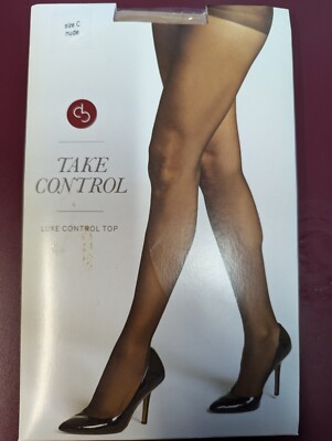 Dress Barn Take Control size C color nude pantyhose