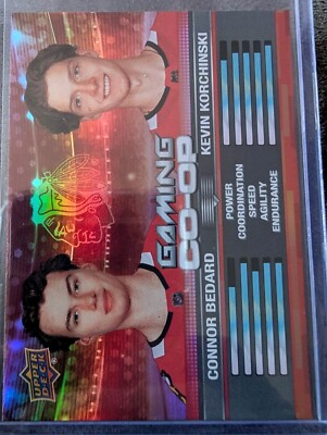 2024-25 Upper Deck Series 1 Hockey Bedard Korchinski Gaming Co-Op #CGO-6