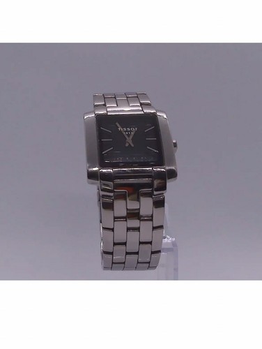 Pre-owned Tissot Txl 7 Watch T60.1.588.51 - With Both Analog & Digital Display