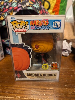 Collectible Madara Uchiha Glow In The Dark Funko Pop From Naruto Shippuden.