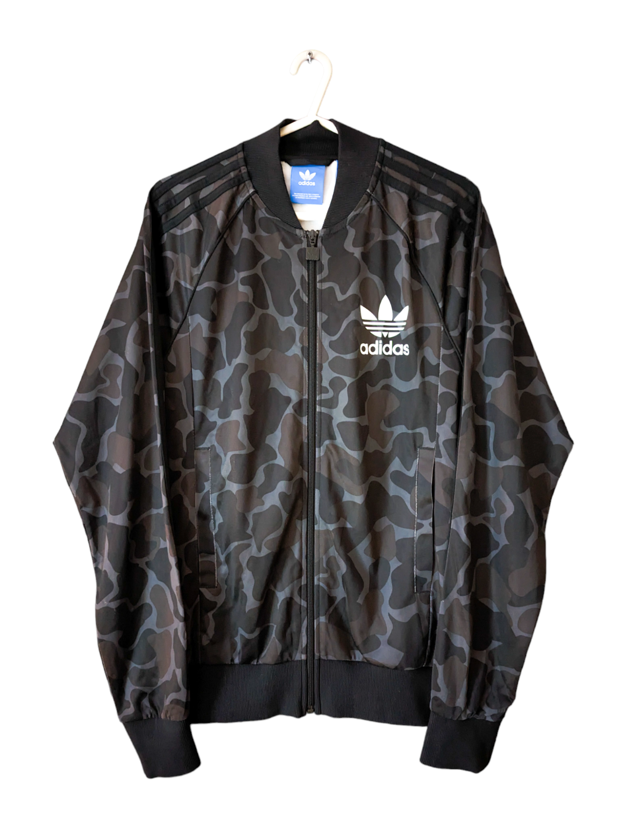 Mens adidas camo jacket hotsell