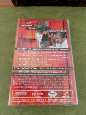 CHRISTOPHER LAWRENCE - Presents: Hook Recordings Cassette NEW SEALED *Sampler*