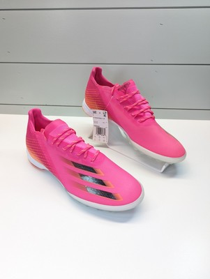 Adidas X Ghosted.1 TF Soccer Cleats FW6963 Turf Shock Pink Men's 9 Women's 10