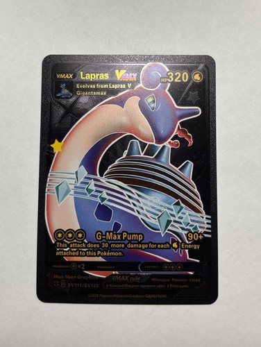 ポケモンカードゲーム Lapras VMAX Pokemon Card Lapras Vmax Full Art Holo Secret Rare Graded