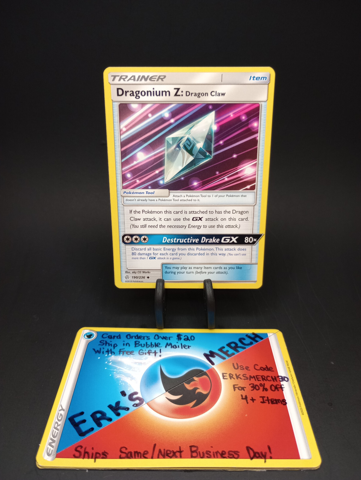 Dragonium Z: Dragon Claw 190 Cosmic Eclipse NM Regular