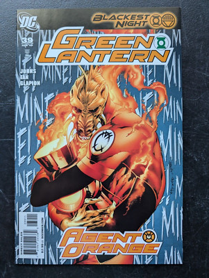 GREEN LANTERN #39 (2009) DC COMICS 1ST FULL APPR LARFLEEZE AGENT ORANGE NM