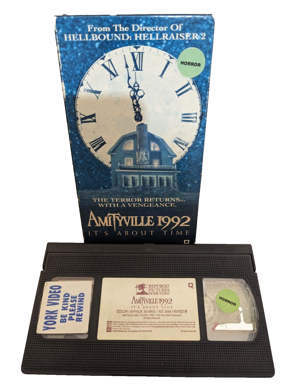 Amityville 1992 Its About Time Screener Promo VHS Cult