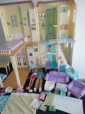 vintage rare barbie doll happy family smart home house mattel please read 196043207544