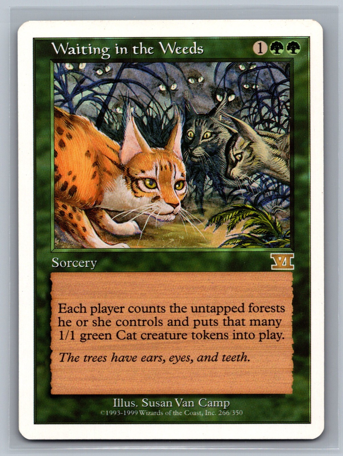 Been Magic The Gathering 6th Edition Waiting in the Weeds #266