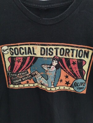 Social Distortion Band Black Gift For Fan S-2345XL T-shirt BT347