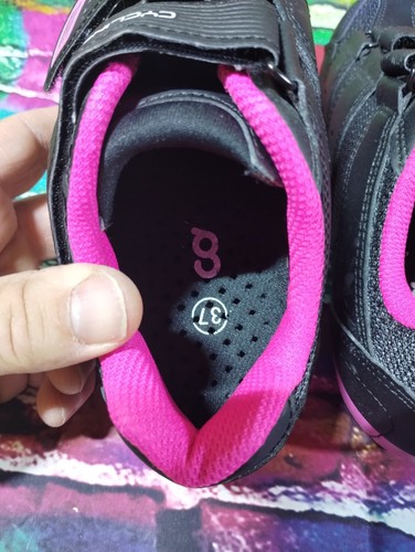 CyclingDeal Road Bike Women's Shoes With 9 Look ARC Delta Compatible Cleat Sz 6