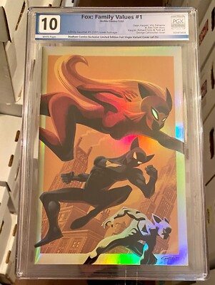 FOX FAMILY VALUES 1 CALTSOUDAS VAR ARCHIE 2022! FOIL VIRGIN VARIANT ONLY 25 MADE