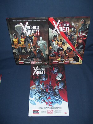 All New X-Men Vol. #1 - #3 Marvel Used Hardcover 2013 Graphic Novel Lot