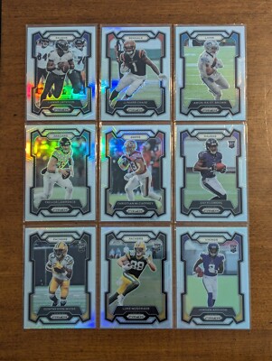 2023 PRIZM FOOTBALL SILVER PRIZM SP ~ YOU PICK, COMPLETE YOUR SET w/ RC