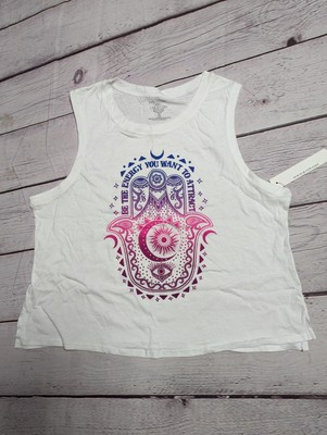 NWT Evolution and Creation graphic muscle tank. Hamsa hand XL. 236