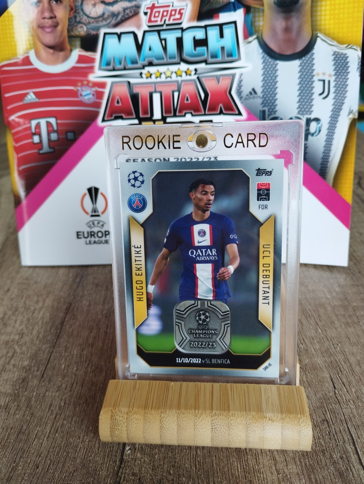 TOPPS PSG エキティケ Ekitike サイン カード auto rc TOPPS PSG エキティケ Ekitike サイン カード auto rc Topps